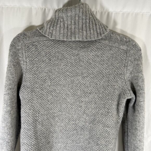 Gap Lambs Wool Blend Sweater Women's Small Cable Knit Turtleneck Pullover - Picture 10 of 11